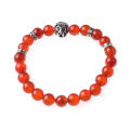 Natural Stone Bracelets Agate Beads with Lion